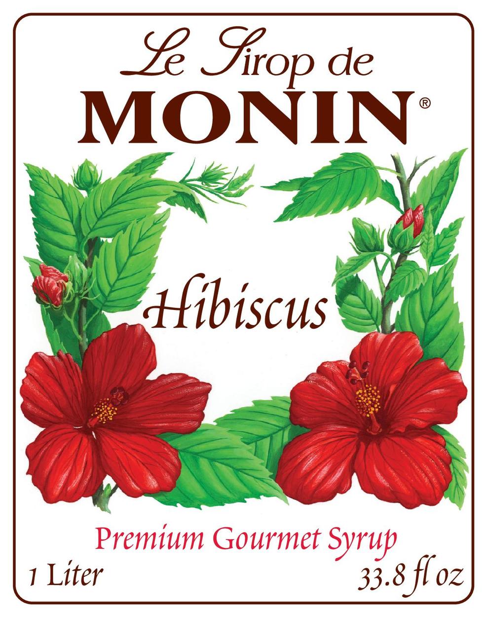 Hibiscus Syrup bottle, 1L