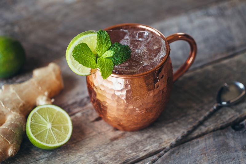 Spiced Maple Mule