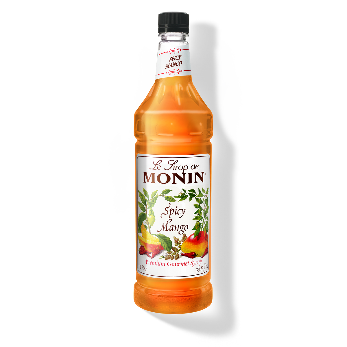 Red Mango Syrup Spicy Mango Flavored Syrup - Monin - Monin US