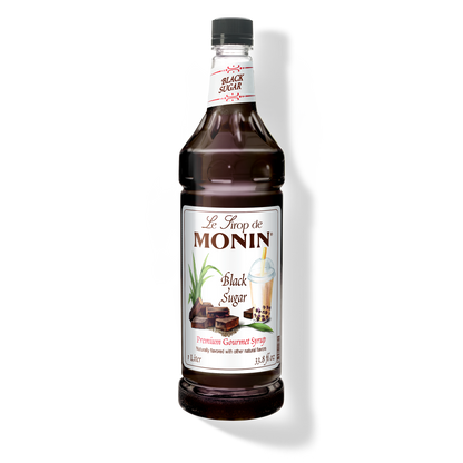 1L bottle of monin black sugar syrup 