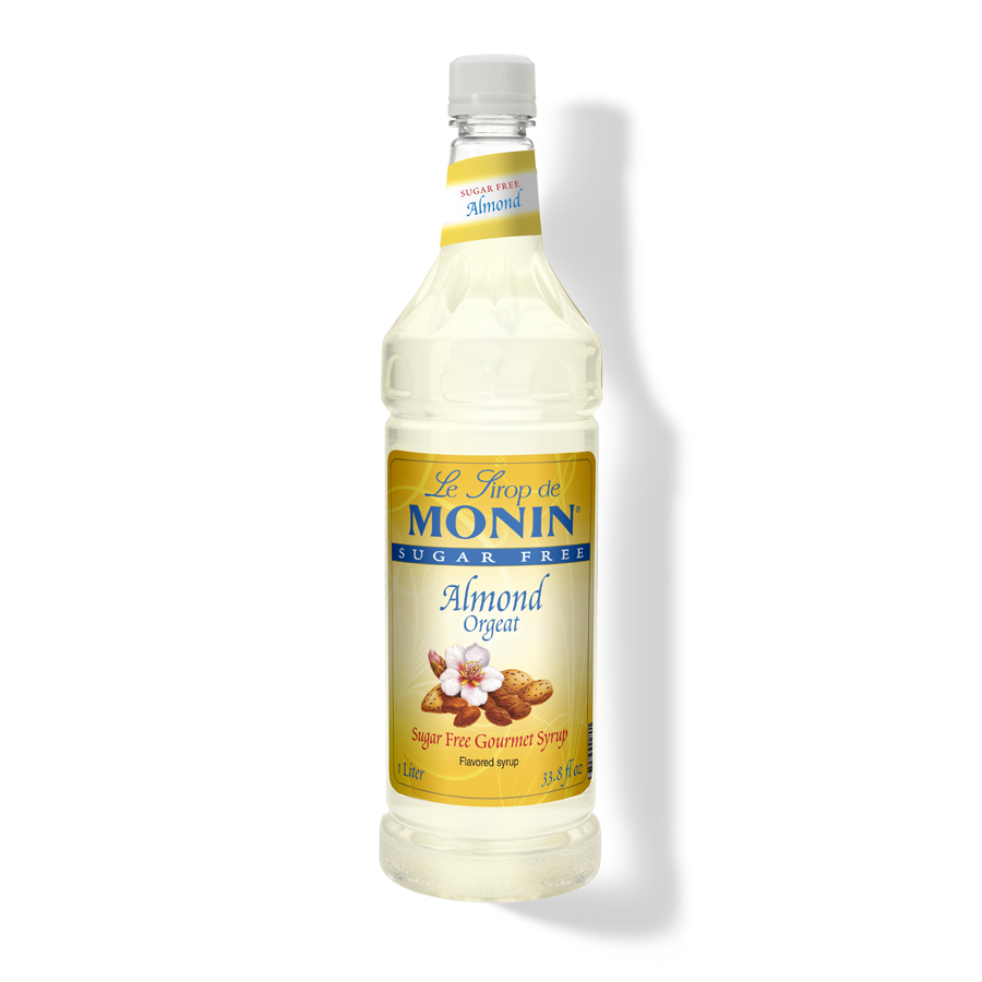 1LSugar free bottle of monin almond orgeat
