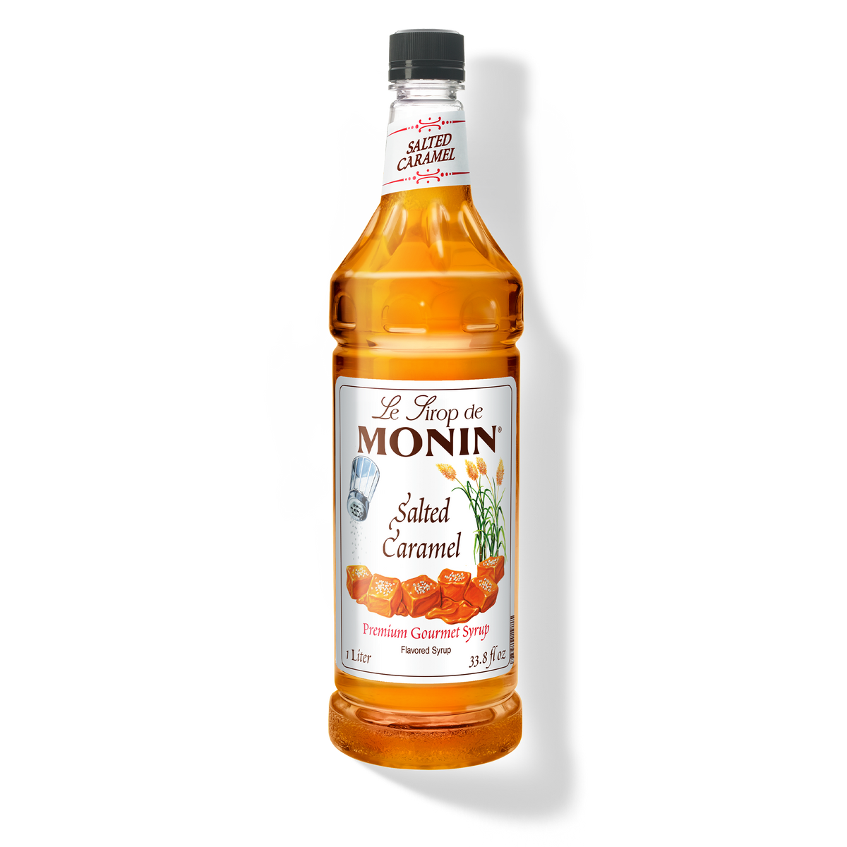 1L monin syrup bottle of salted caramel