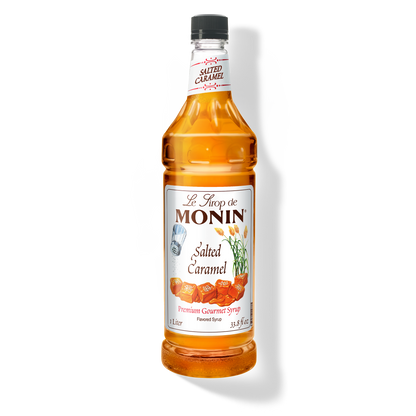 1L monin syrup bottle of salted caramel