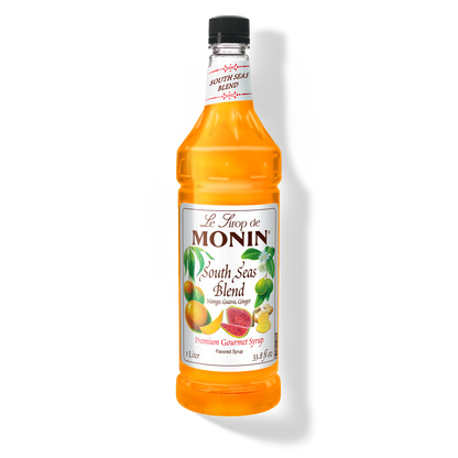 1L monin syrup bottle of south seas blend