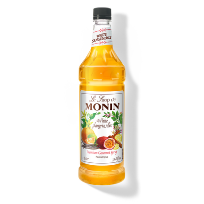 1L monin syrup bottle of white sangria mix