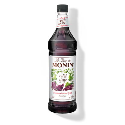 1L wild grape monin syrup bottle 