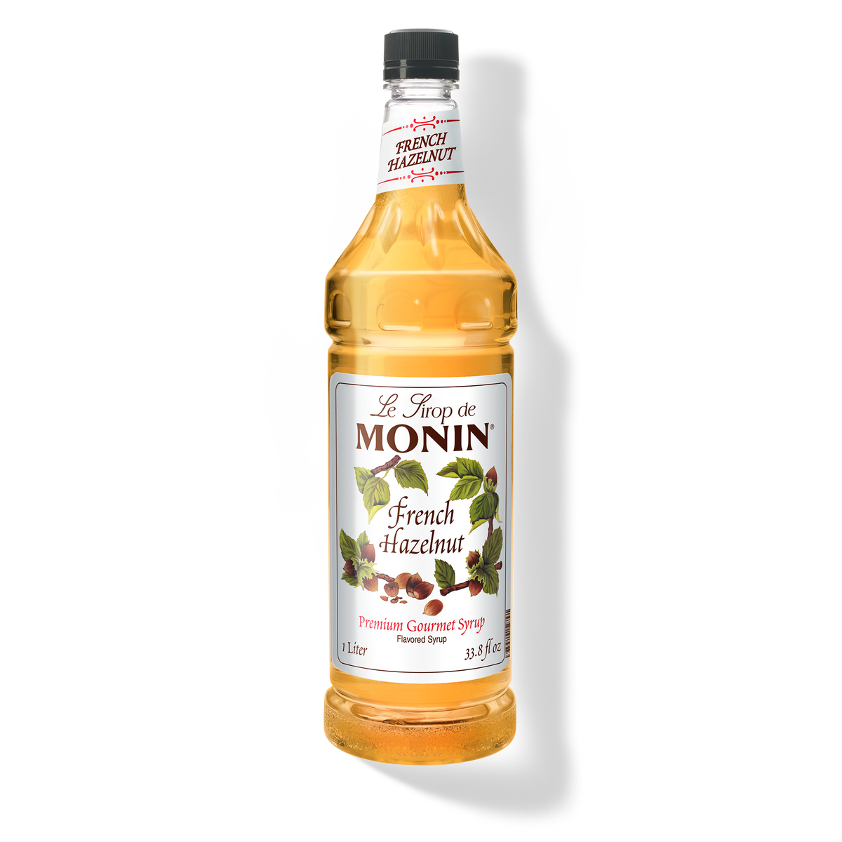 1L bottle of monin french hazelnut syrup