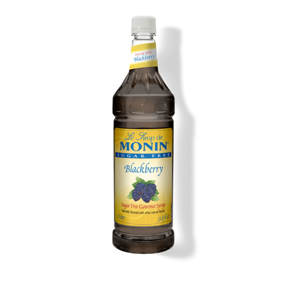 1L sugar free blackberry monin syrup