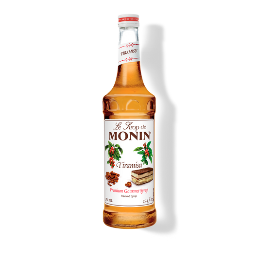 750ml bottle of monin tiramisu syrup 