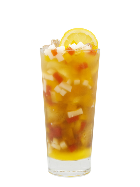 Golden Jelly Bubble Tea