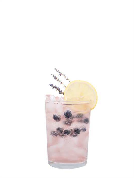 Lavender Glacier Blueberry Soda 