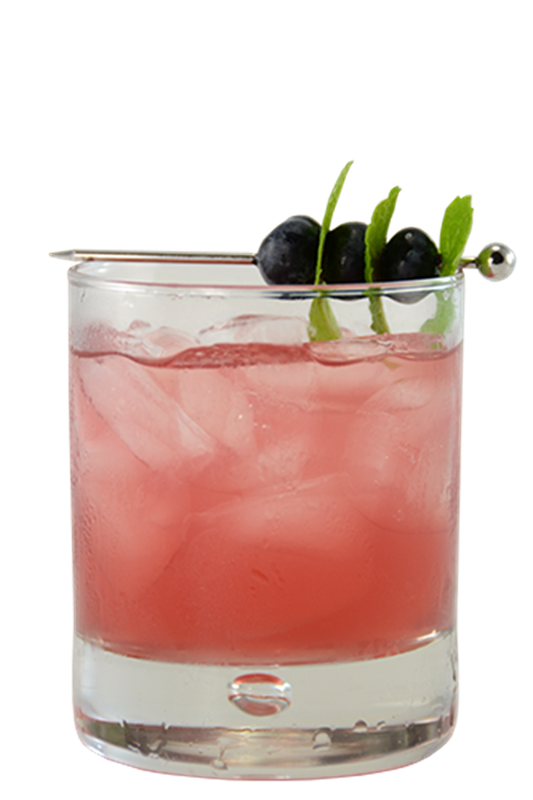 Blueberry Basil Gimlet 