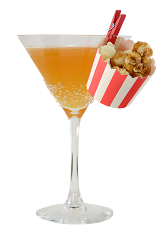 Caramel Apple Corn Martini