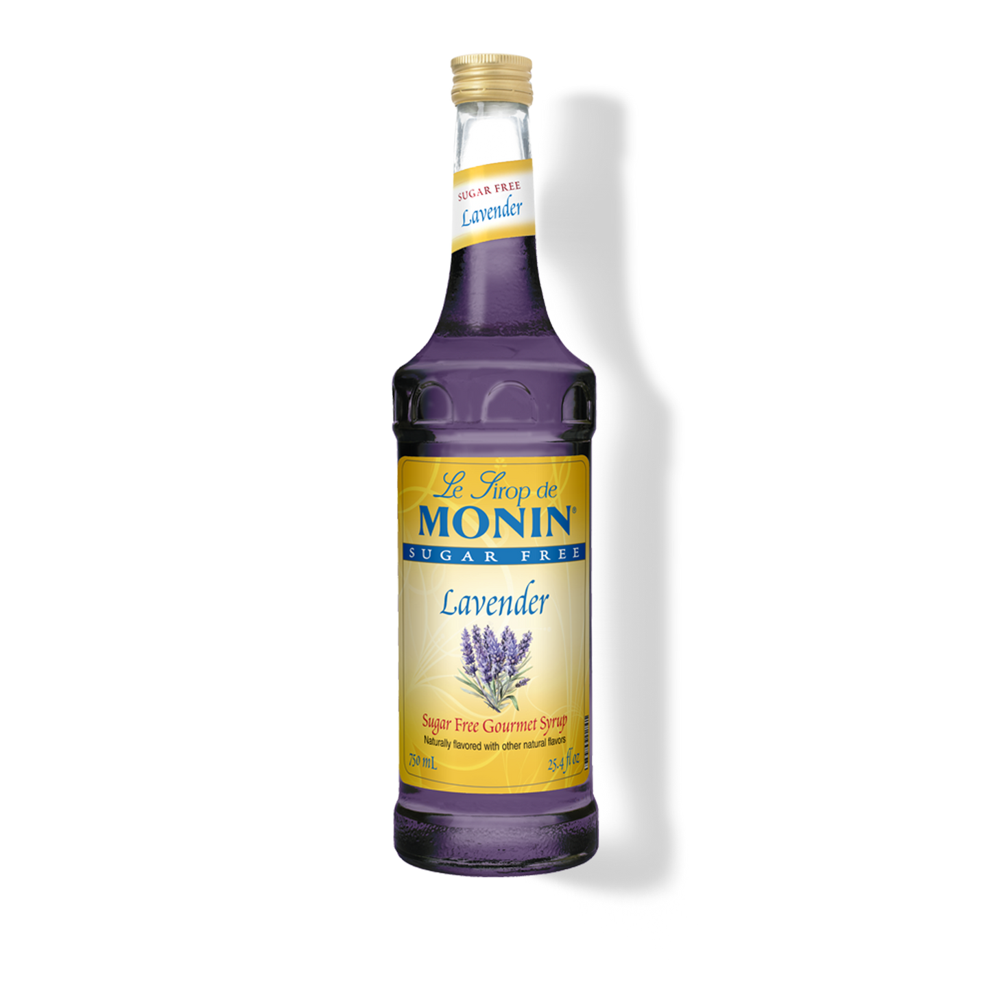 750ml monin bottle of sugar free lavender syrup