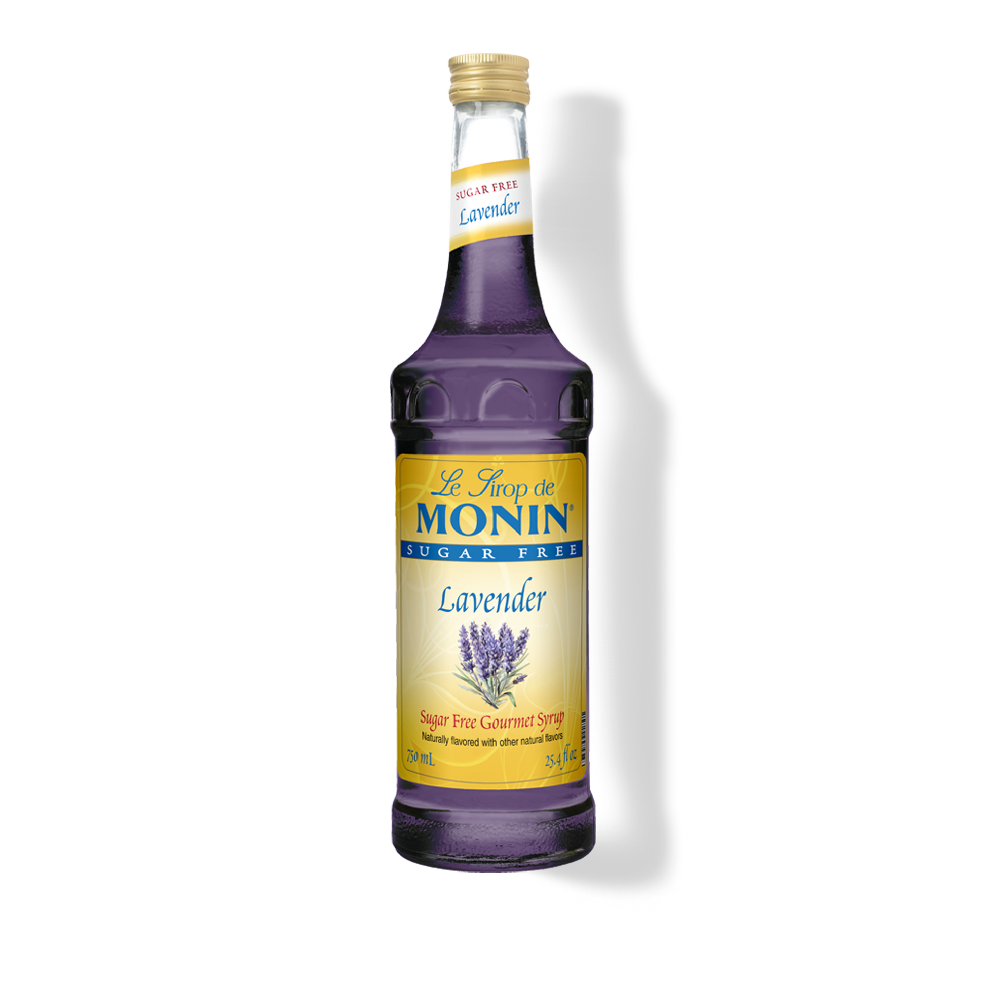 750ml monin bottle of sugar free lavender syrup