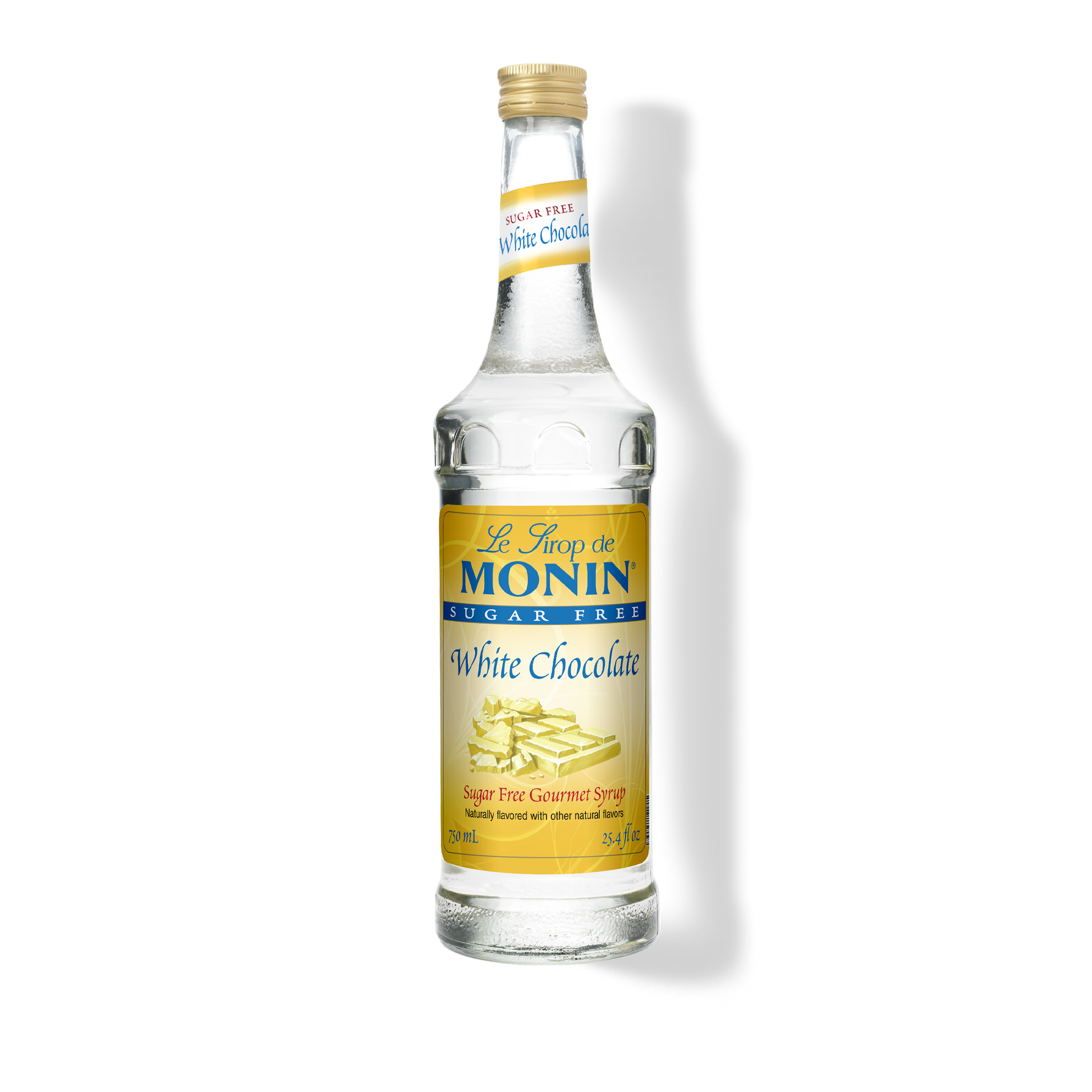 Monin Sugar Free bottle of white chocolate syrup 750ml