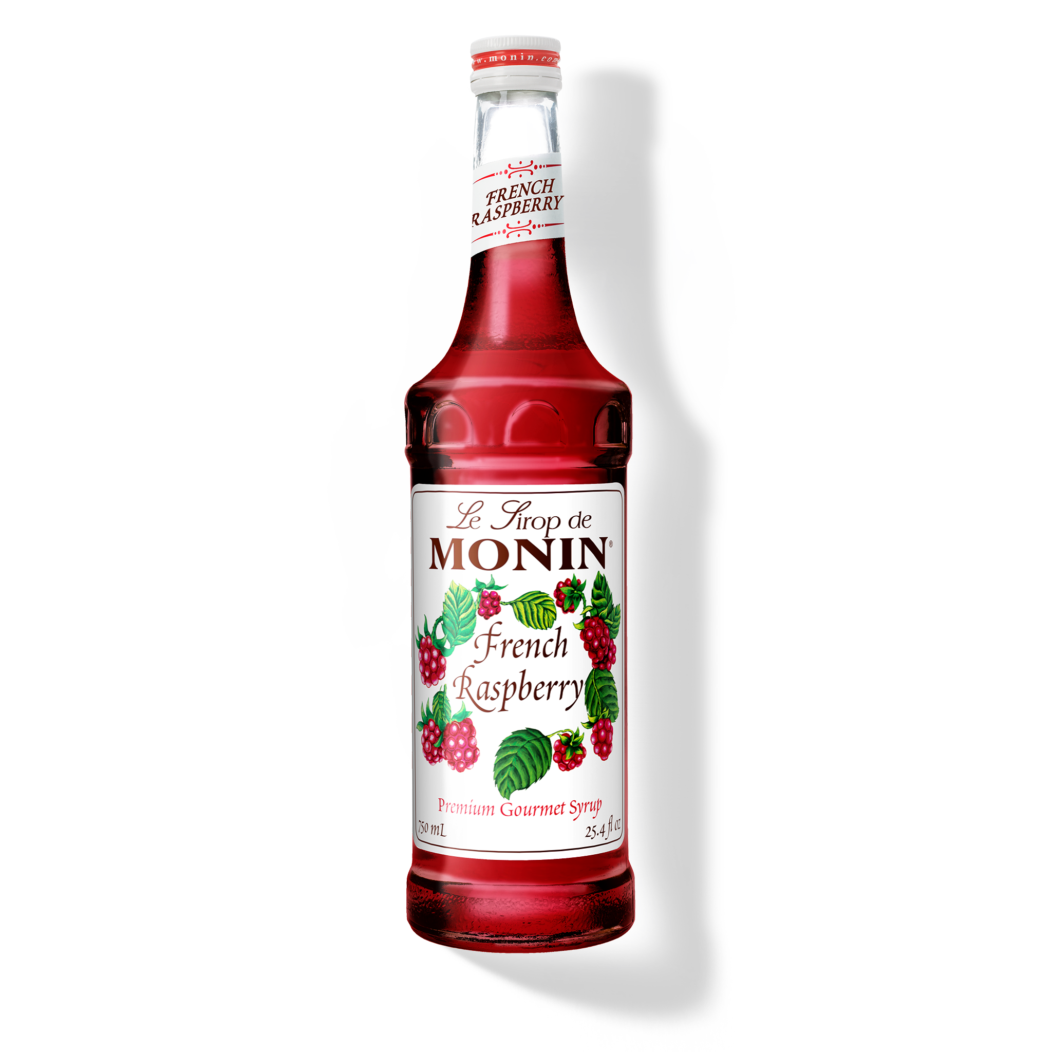 French Raspberry Flavored Syrup - Monin - Discounted Case of 4 Plastic ...