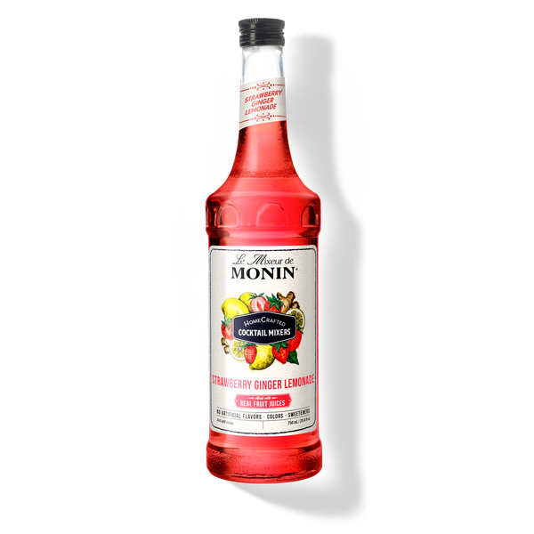 HomeCrafted Strawberry Ginger Lemonade Cocktail Mixer - Monin US