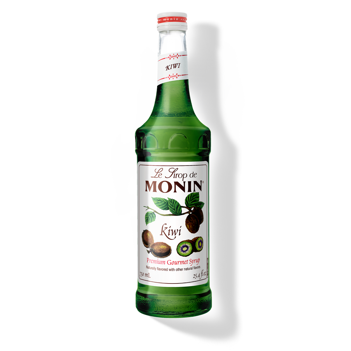 750ml kiwi monin syrup bottle