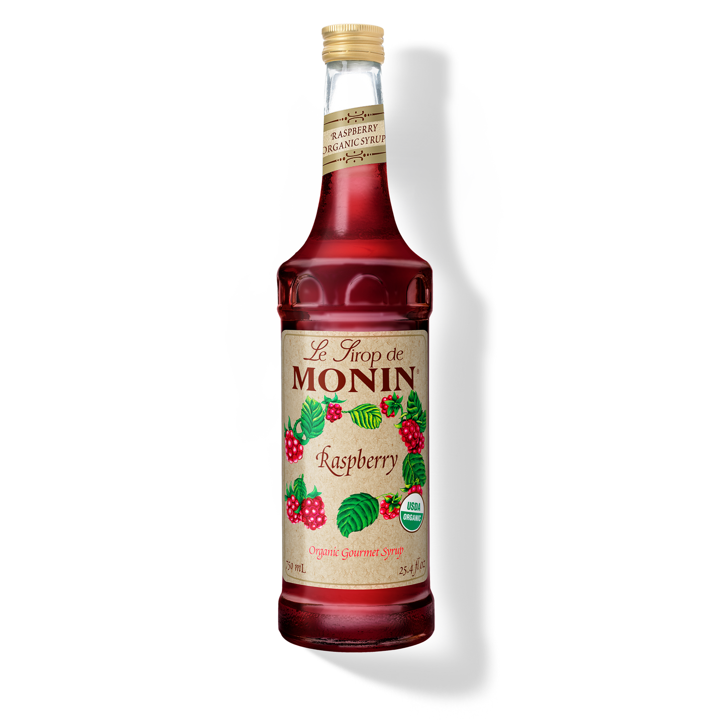 Organic Raspberry Flavored Syrup - Monin - Monin US