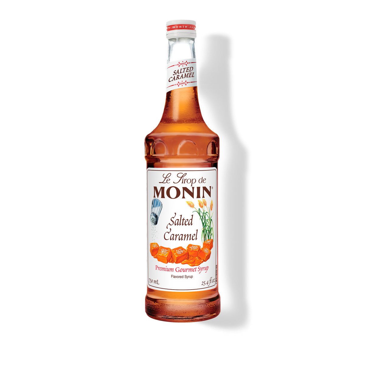 750ml monin syrup bottle of salted caramel