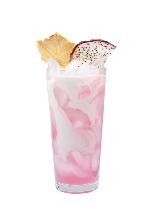 Dragon Fruit Pineapple Dirty Soda