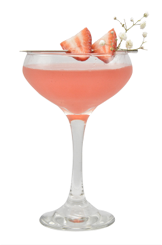 Strawberry Rose Cosmo Batch Recipe - Monin US