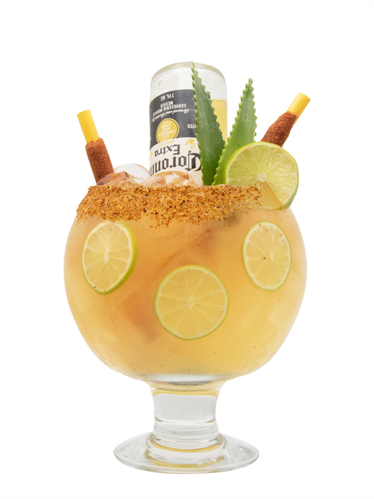 SPICY AGAVE FISHBOWL CHAMOYRITA 