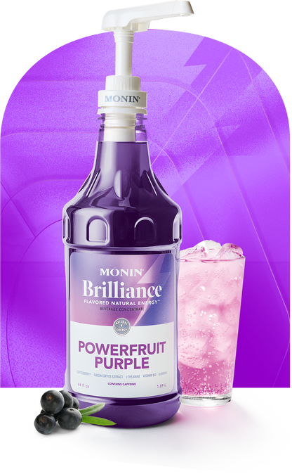 Monin Brilliance Powerfruit Purple–Natural Energy - Monin US Monin Brilliance Powerfruit Purple–Natural Energy - Monin US