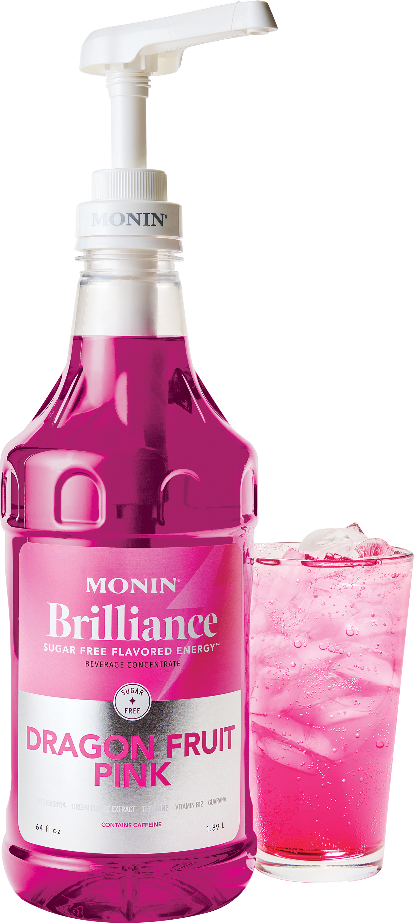 Monin Brilliance Sugar Free Energy—Dragon Fruit Pink - Monin US Monin Brilliance Sugar Free Energy—Dragon Fruit Pink - Monin US