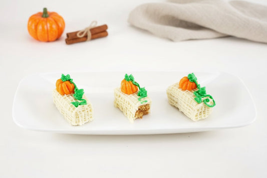 Pumpkin Pie Buttercream Icing made with Monin Pumpkin Pie Syrup