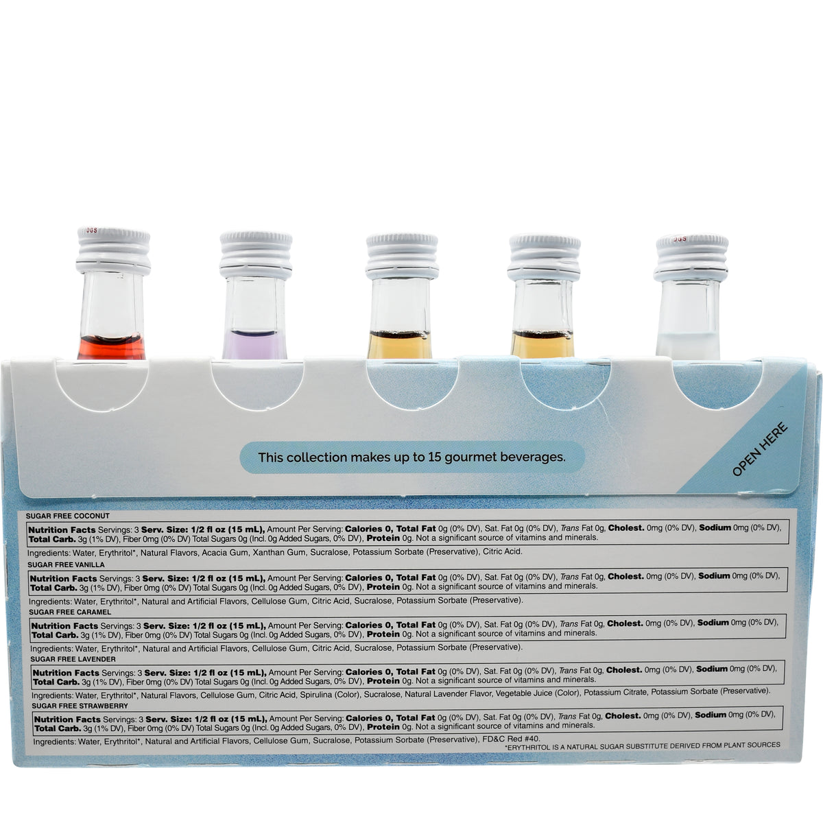 Monin Sugar Free Collection | 5 Pack Sampler - Monin US