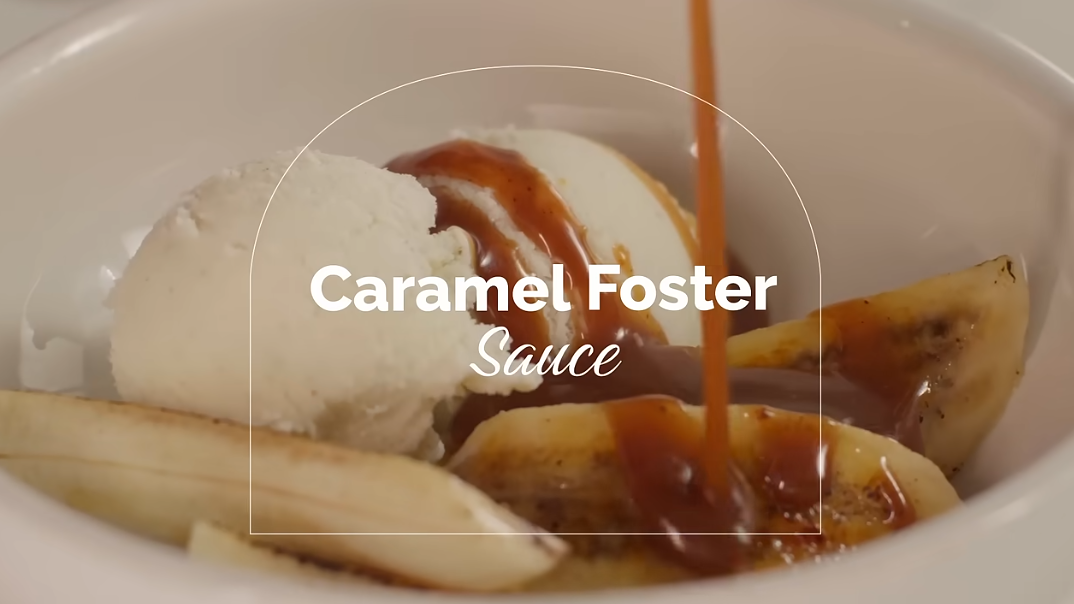 Load video: Caramel Foster Sauce Recipe Video