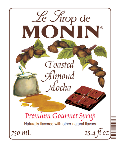 750ML bottle of toasted almond mocha