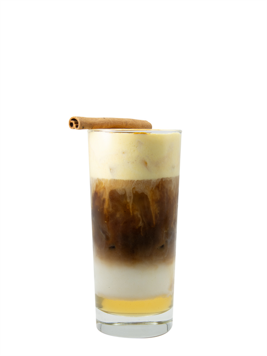 Iced Golden Sweet Cream Almond Latte 