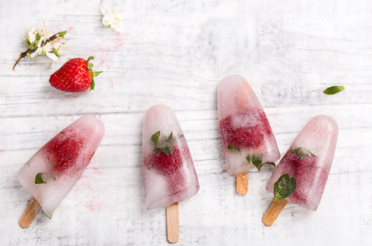 Strawberry Lemonade Ice Pop