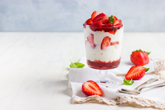 Strawberry Rhubarb Trifle