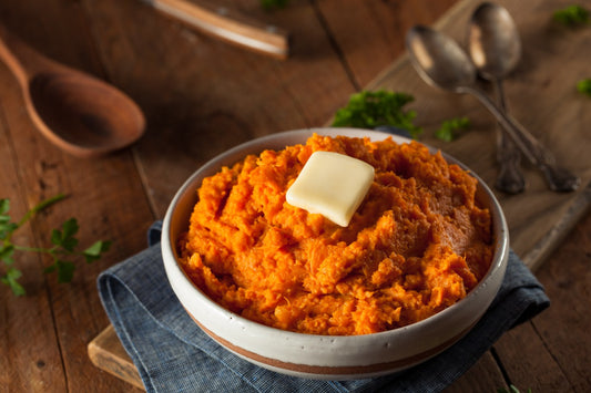 Spiced Brown Sugar Mashed Sweet Potatoes