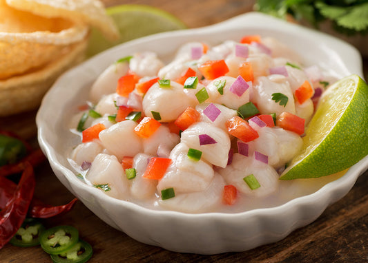 Pineapple Scallop Ceviche