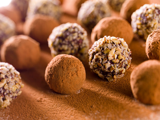 Chocolate & Roasted Hazelnut Truffles