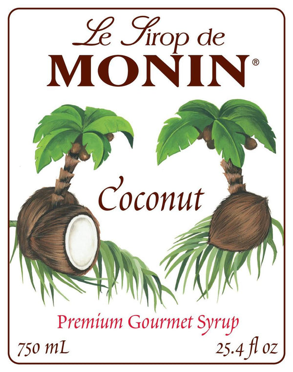 Monin Coconut Syrup | Creamy Tropical Flavor - Monin US
