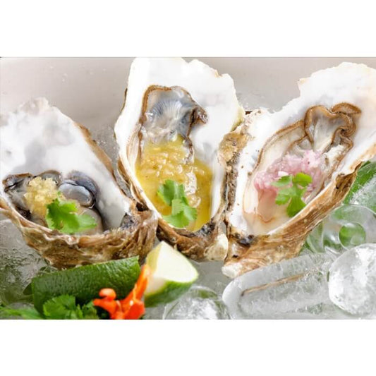 Cucumber and Smoky Oyster Mignonette Sauces