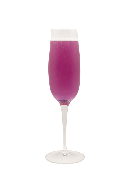 Ube Champagne Cocktail