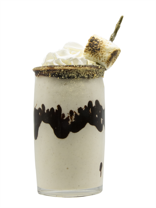 Boozy Campfire Smores Shake