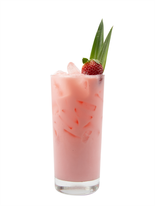 Creamy Strawberry Coconut Dirty Soda