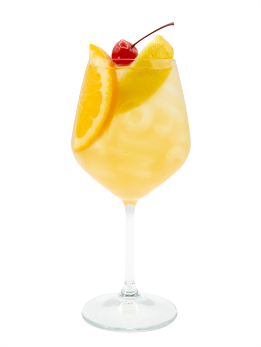 White Peach Sangria Mocktail