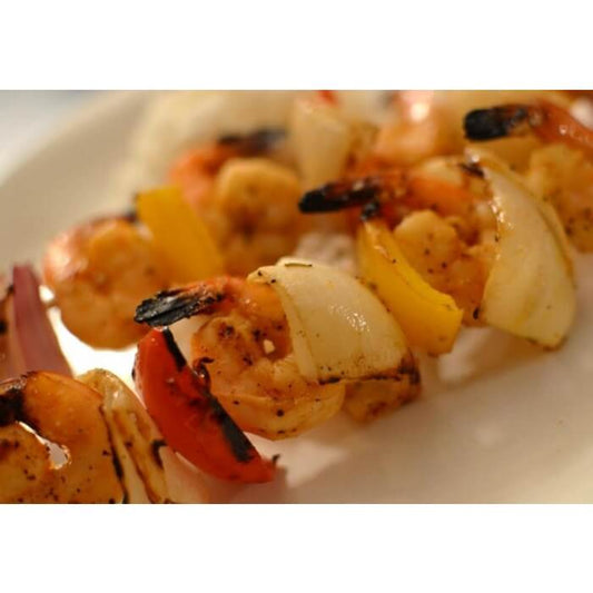 Grilled Mango Lime Shrimp Skewers