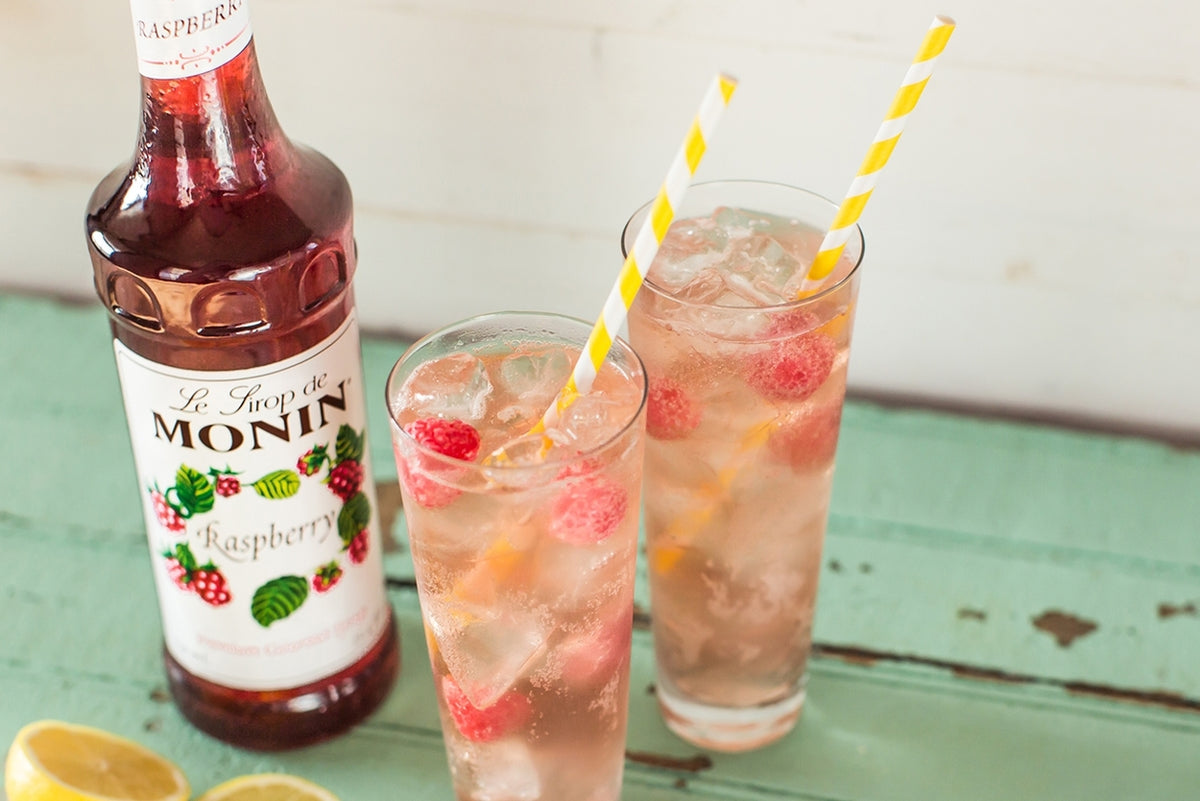 Onos Raspberry Syrup Raspberry Flavored Syrup - Monin - Monin US