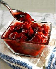 Strawberry Rose Compote